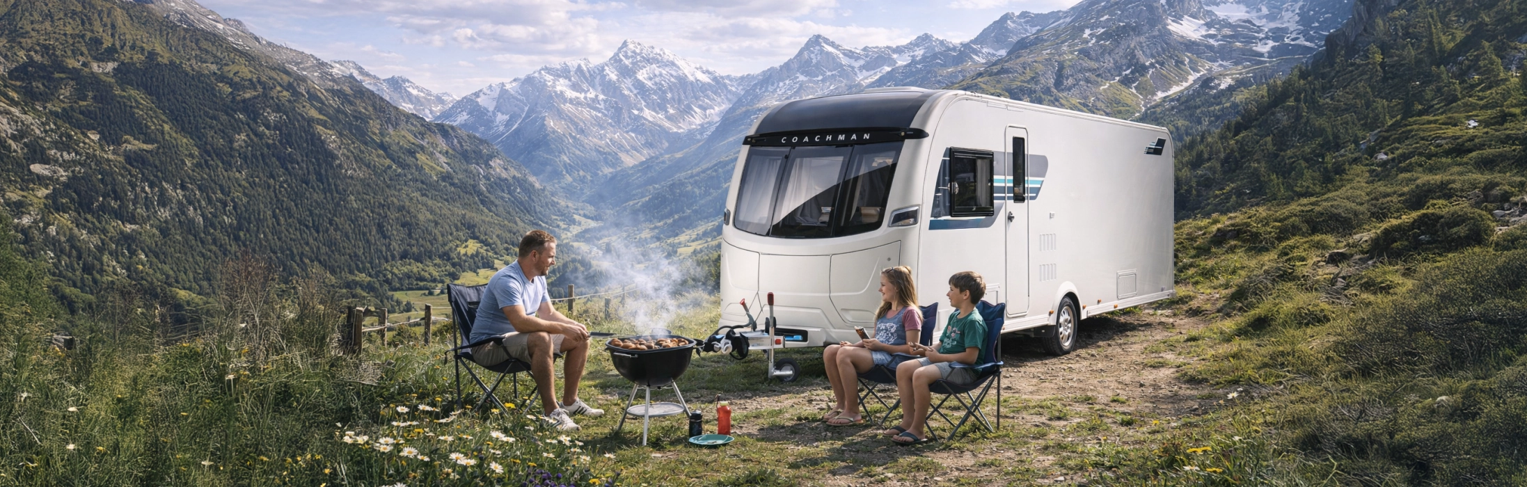 4 Berth Touring Caravan Hire