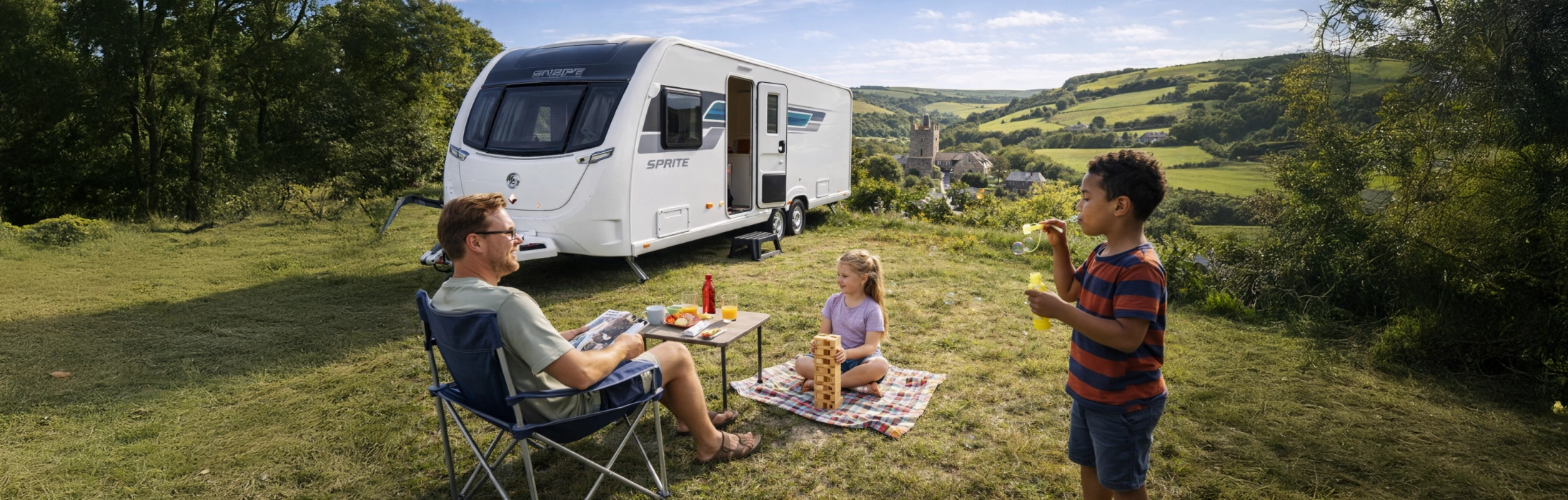 4 Berth Touring Island Bed Caravan Hire